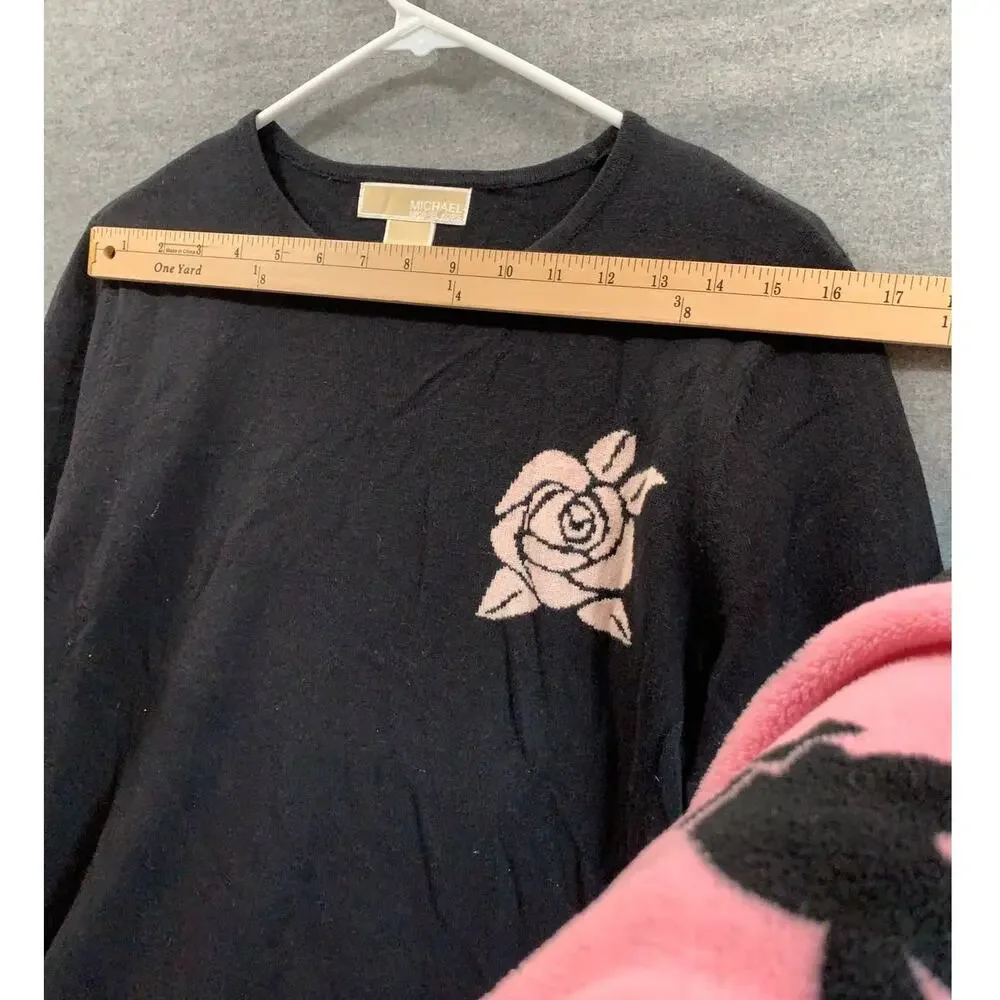 Michael Kors Sweater Womens Large Long Sleeve Round Neck Pullover